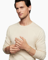 Armory® Link Bracelet in 18K Yellow Gold with Diamonds, 9.5mm